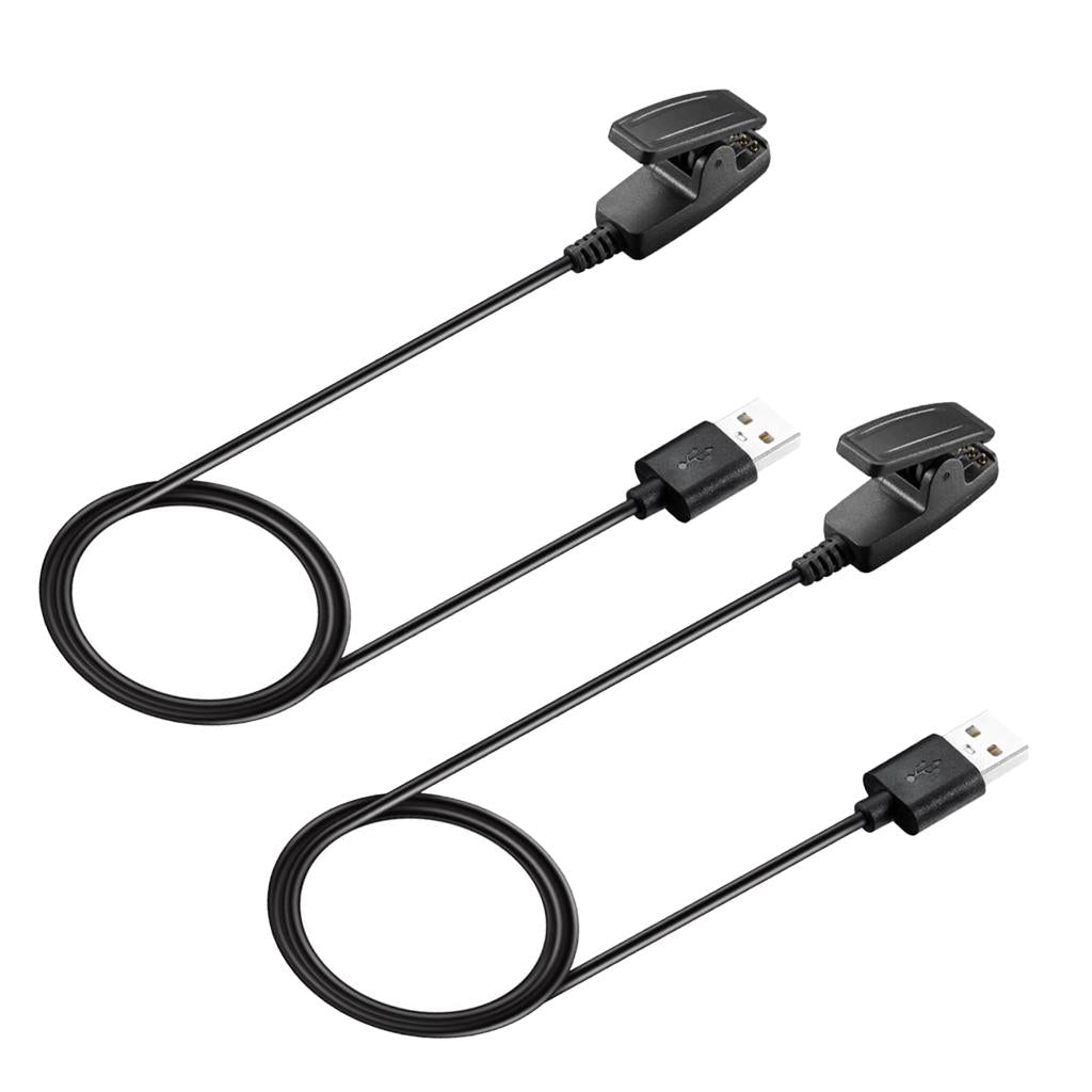 2PCS USB Clip Charging Charger Cable For Garmin forerunner 230 235 630 Watch