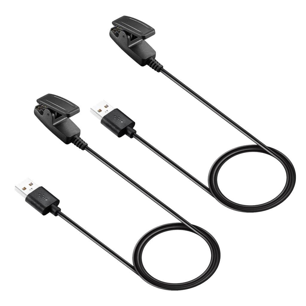 2PCS USB Clip Charging Charger Cable For Garmin forerunner 230 235 630 Watch