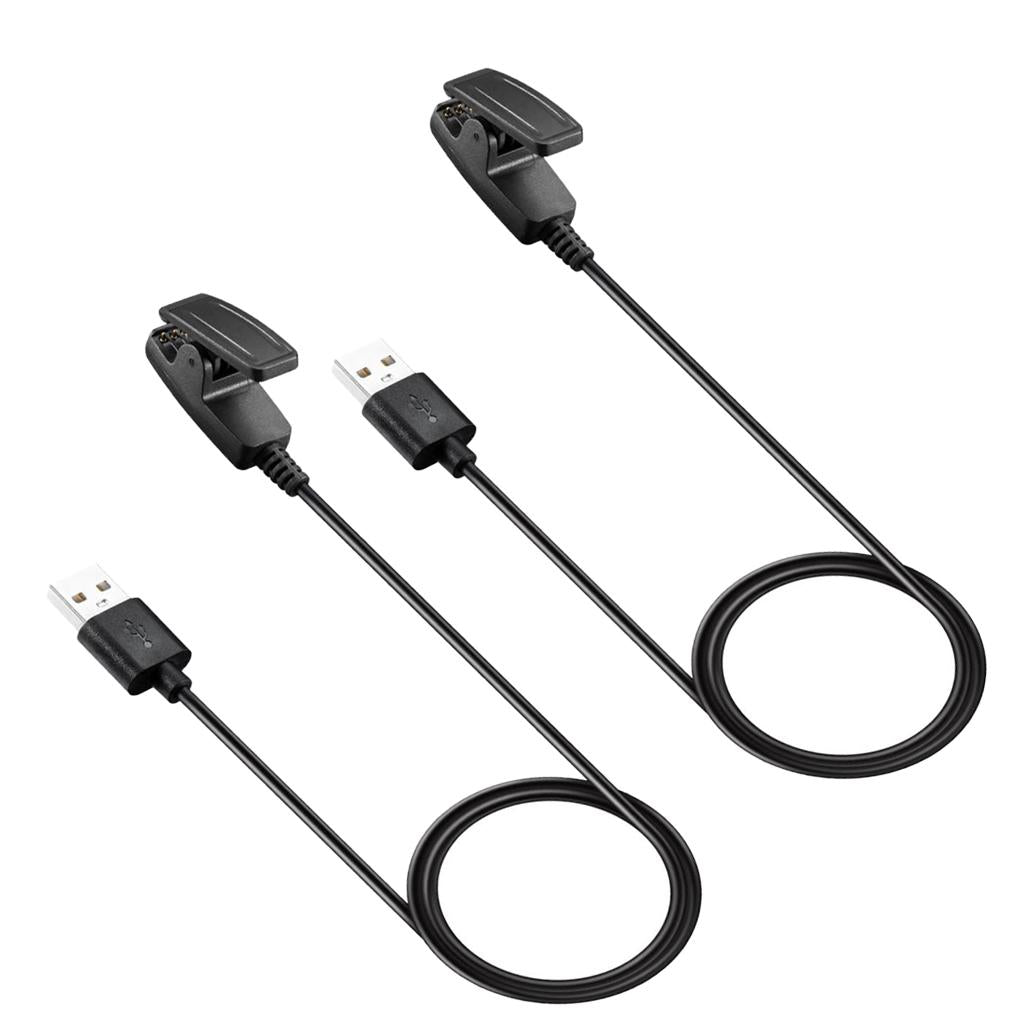 2PCS USB Clip Charging Charger Cable For Garmin forerunner 230 235 630 Watch