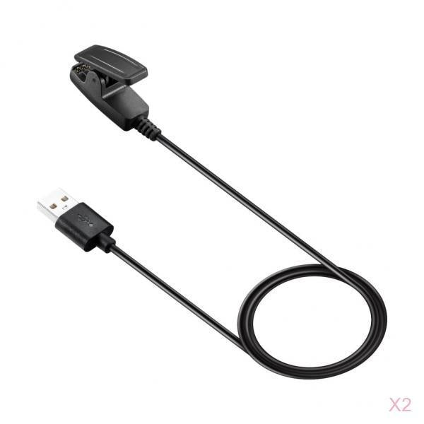 2PCS USB Clip Charging Charger Cable For Garmin forerunner 230 235 630 Watch