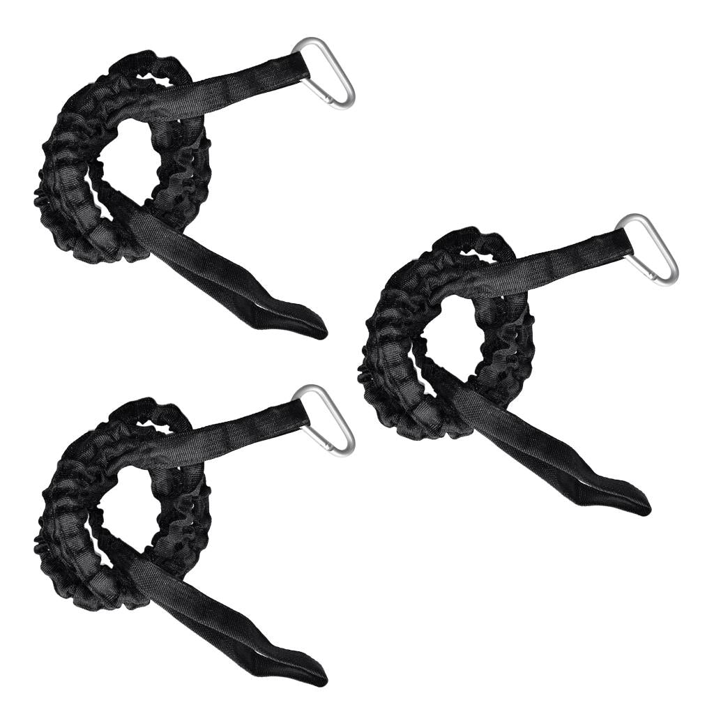 3 Pieces Nylon Kayak Canoe Paddle Leash Fishing Rod Leash Safety Cord