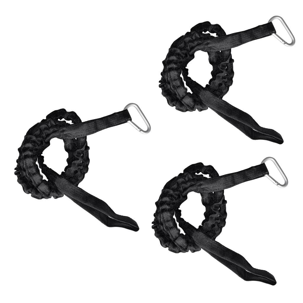 3 Pieces Nylon Kayak Canoe Paddle Leash Fishing Rod Leash Safety Cord