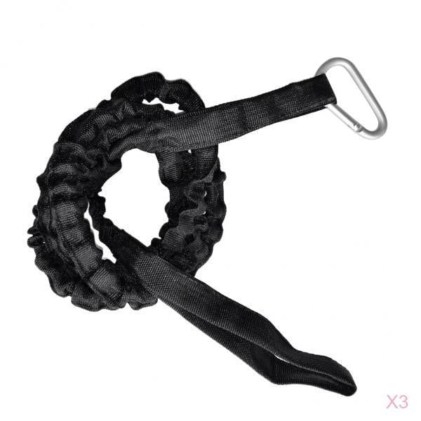 3 Pieces Nylon Kayak Canoe Paddle Leash Fishing Rod Leash Safety Cord