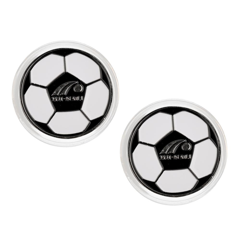 2 Piece Football Soccer Referee Flip Coin Judge Toss Coin Pick Side Finder
