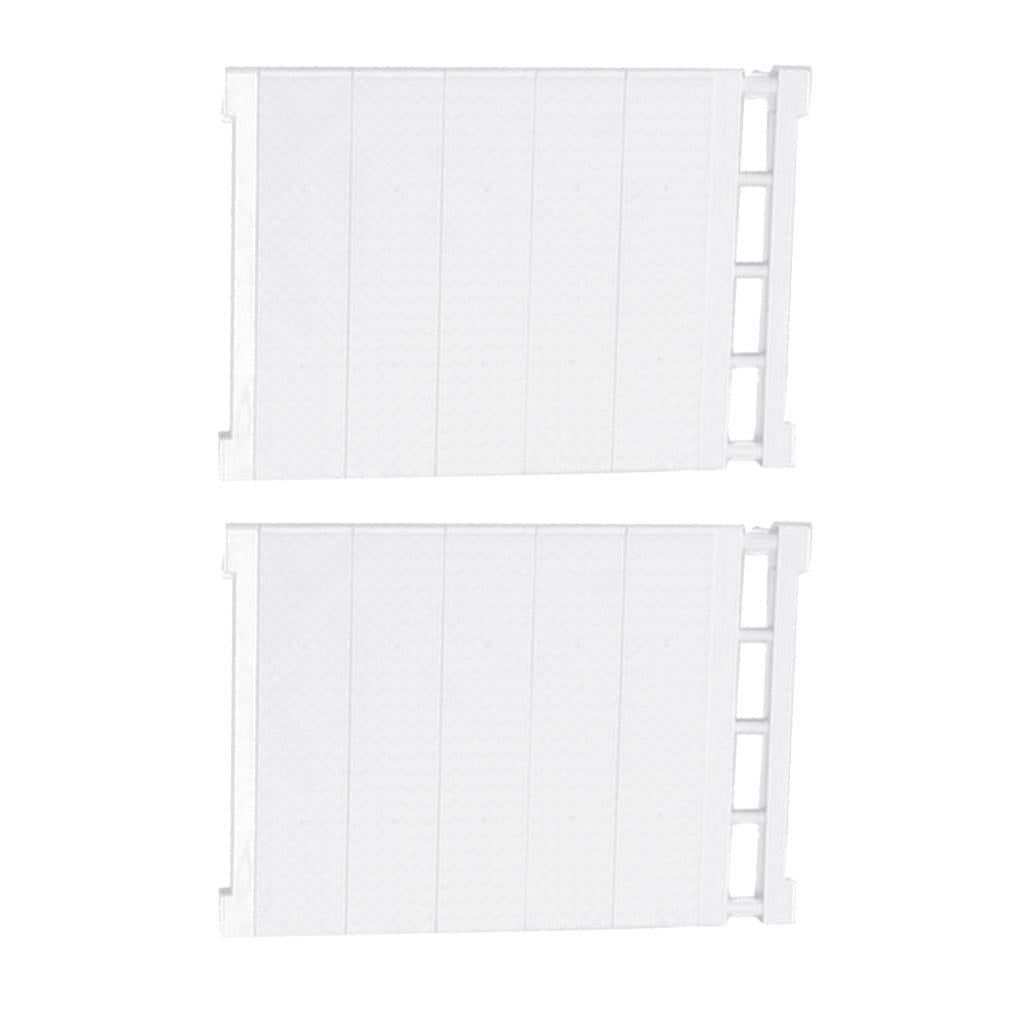 2pcs Expandable Shelf Closet Organizer Storage Adjustable Rack Rod 50-80cm