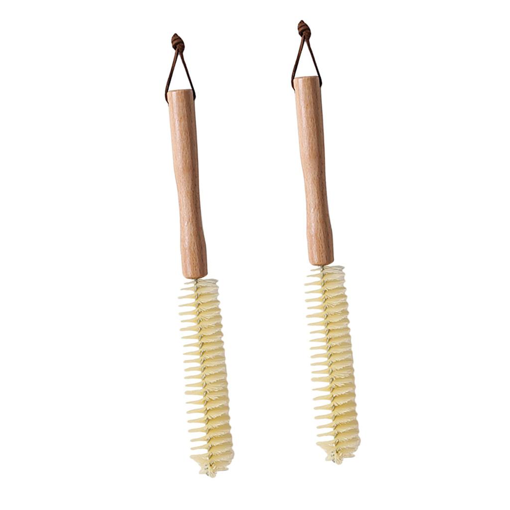2pcs Long Handle Cleaner Brush Bottle Cup Brush Scrubber Cleaning Tool