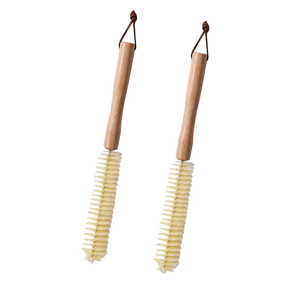 2pcs Long Handle Cleaner Brush Bottle Cup Brush Scrubber Cleaning Tool