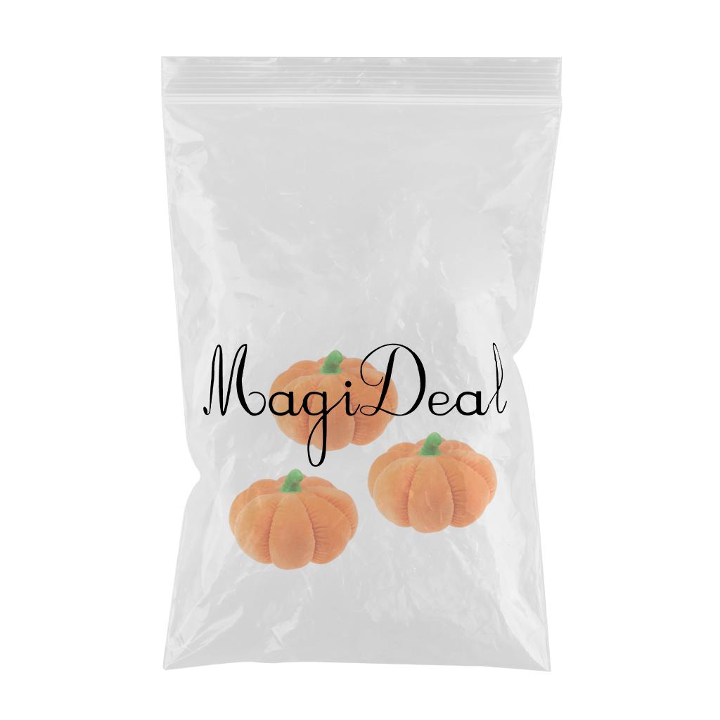 3x Halloween Pumpkin Toy Soft Plush Throw Home Office Car Decor Pillow M