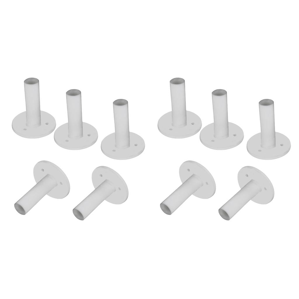 10 Pieces Rubber Golf Driving Range Practice Tee Holder Tees Divot Tool