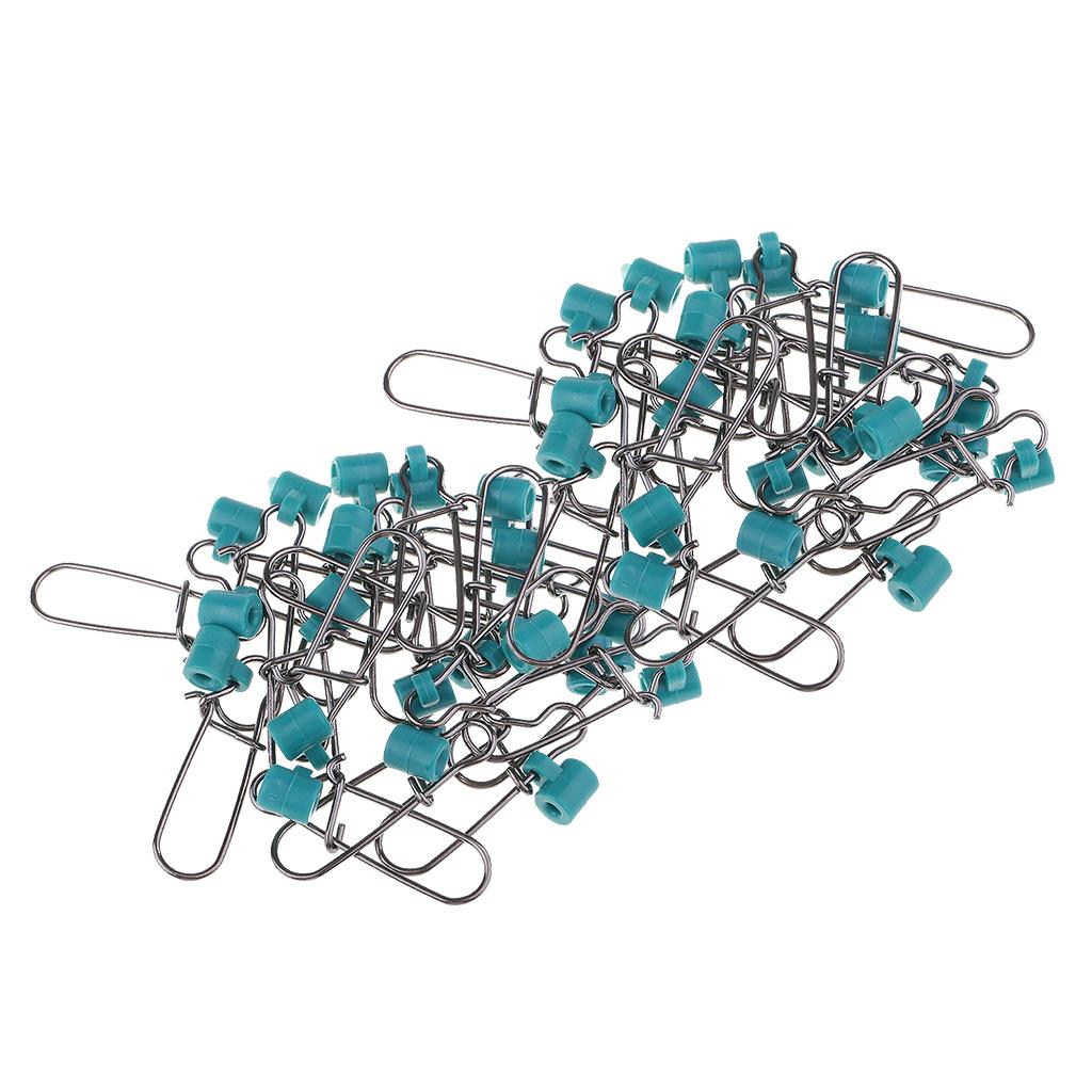 40pcs High Strength Fishing Sinker Slides with Nice Snap Fish Finder