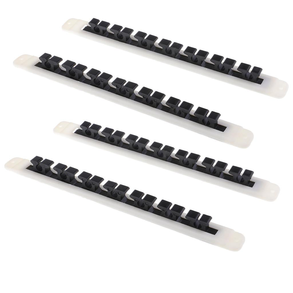 4Pcs Portable Fishing Rod Holder Stand 7-Rod Storage Rod Rack Wall Mounted