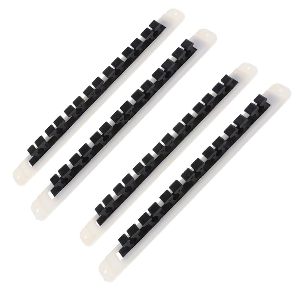 4Pcs Portable Fishing Rod Holder Stand 7-Rod Storage Rod Rack Wall Mounted