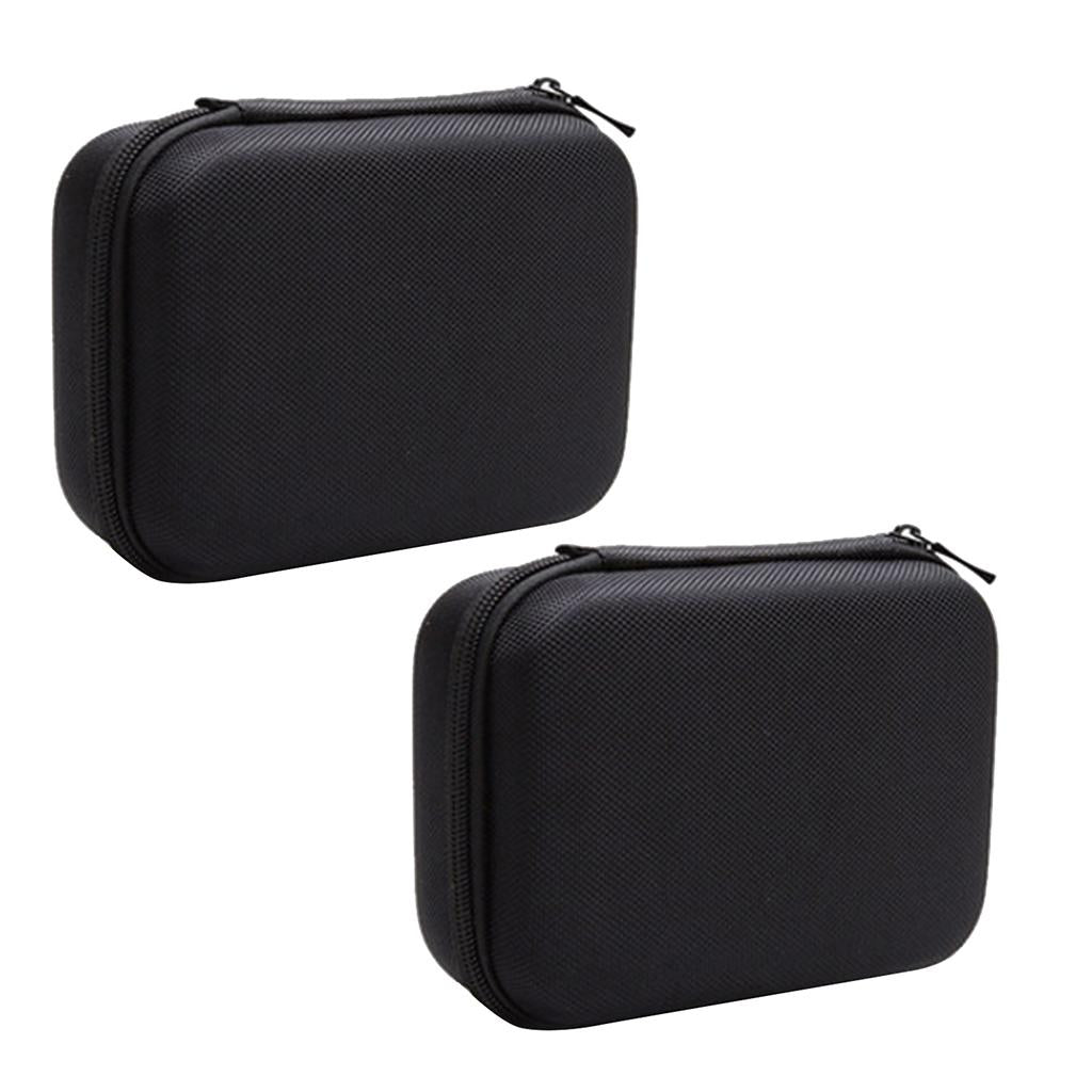 2pcs Digital Storage Travel Bag Data Cable Charger Pouch Power Bank Pack