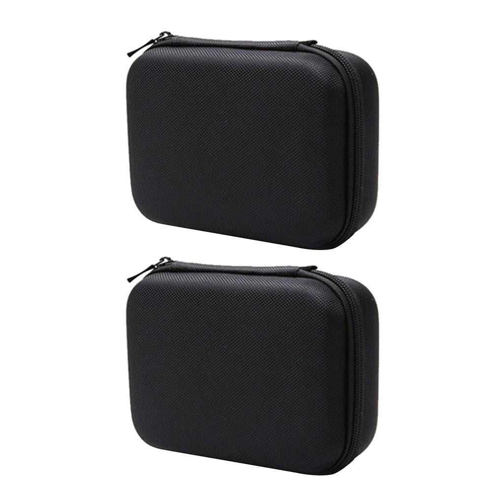 2pcs Digital Storage Travel Bag Data Cable Charger Pouch Power Bank Pack