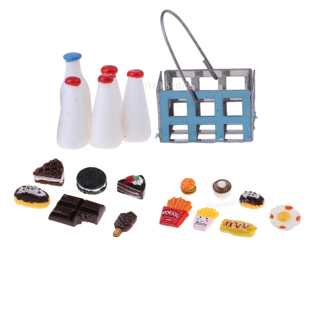 1/12 Dollhouse Miniatures Kitchen Food Room Items Decoration Accessories