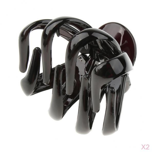 2x Hair Claw Clips Thick Hair Octopus Jaw Folding Hairpin for Women