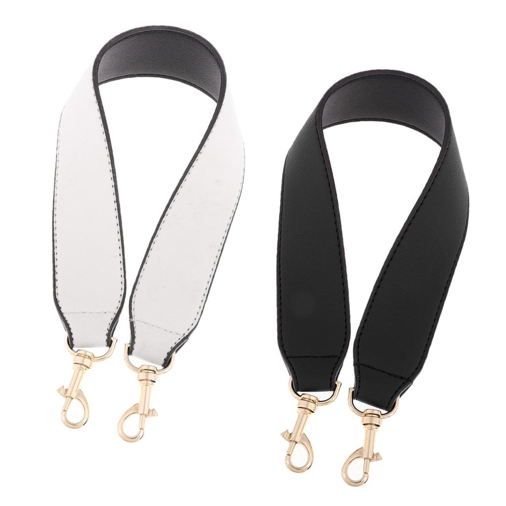 2x Women's Wide Shoulder Bag Strap Replacement Removable Handbag Purse Strap