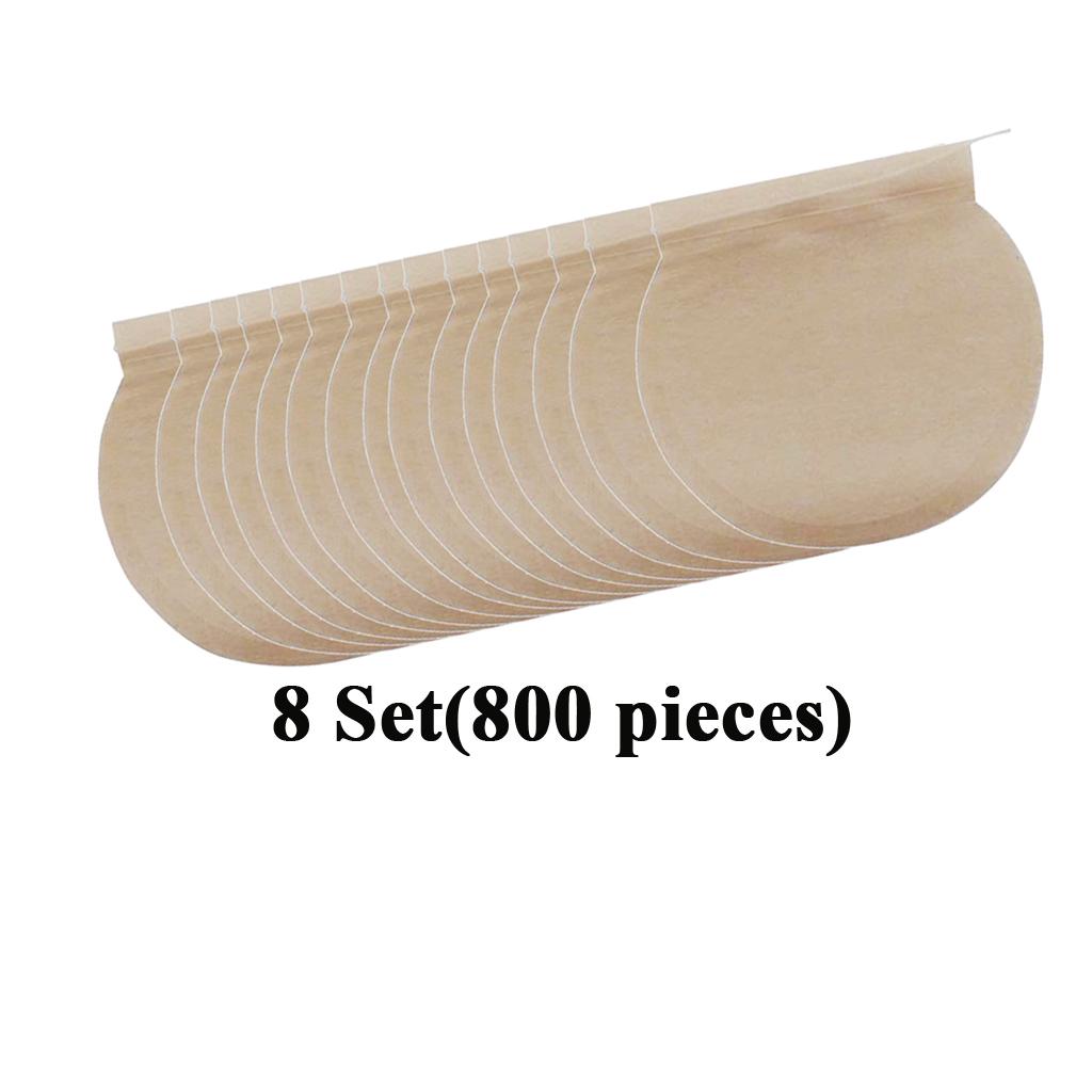 8 Set (800Pcs) Empty Tea Filter Bags Loose Herbs Teabag with Drawstring