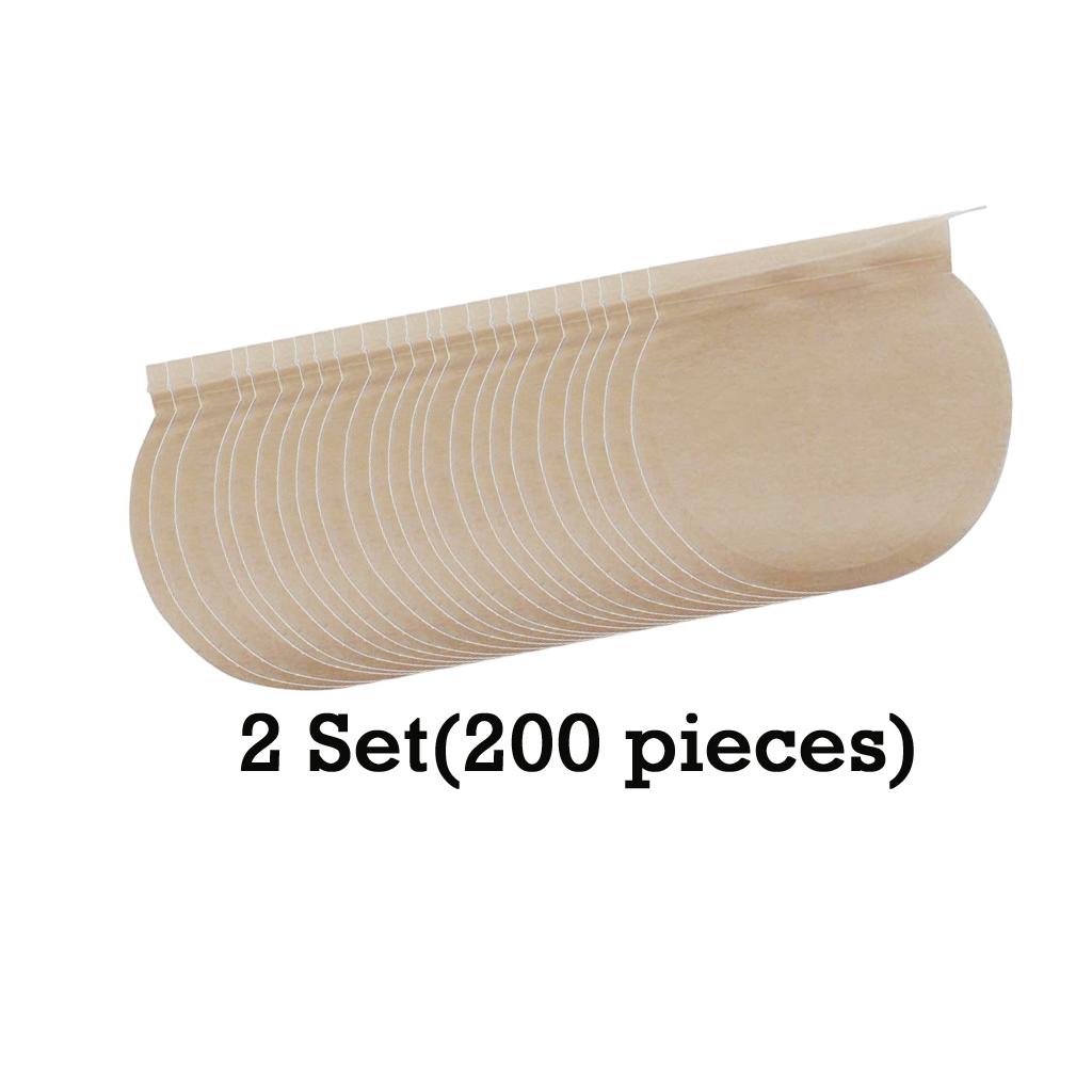 2 Set (200Pcs) Empty Tea Filter Bags Loose Herbs Teabag with Drawstring