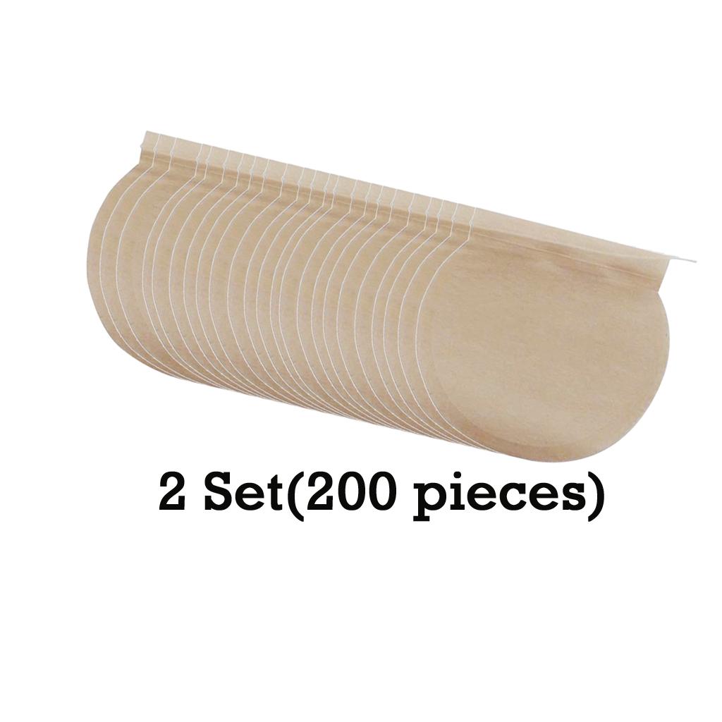 2 Set (200Pcs) Empty Tea Filter Bags Loose Herbs Teabag with Drawstring