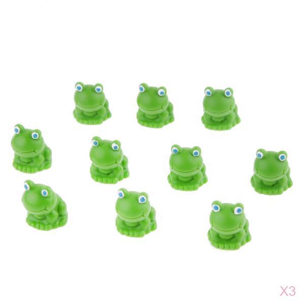 30x Miniature Fairy Garden Micro Landscape Mini Dollhouse Bonsai Decor Frog