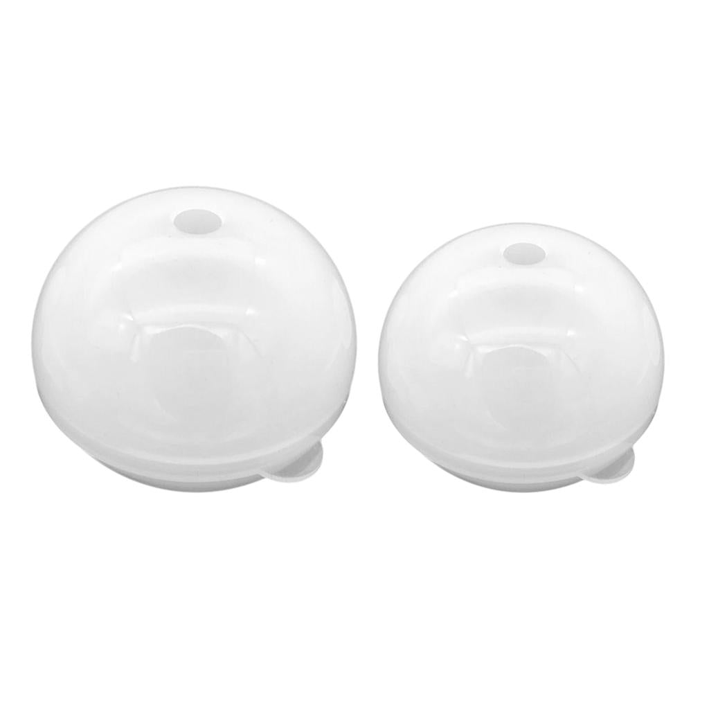 2 Pieces Sphere Ball Silicone Mold Mould for Resin Casting DIY 70mm 80mm