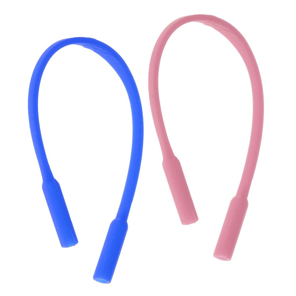 2 Pieces Elastic Spectacles Sport Strap Cord Eyeglasses Rope Retainer String