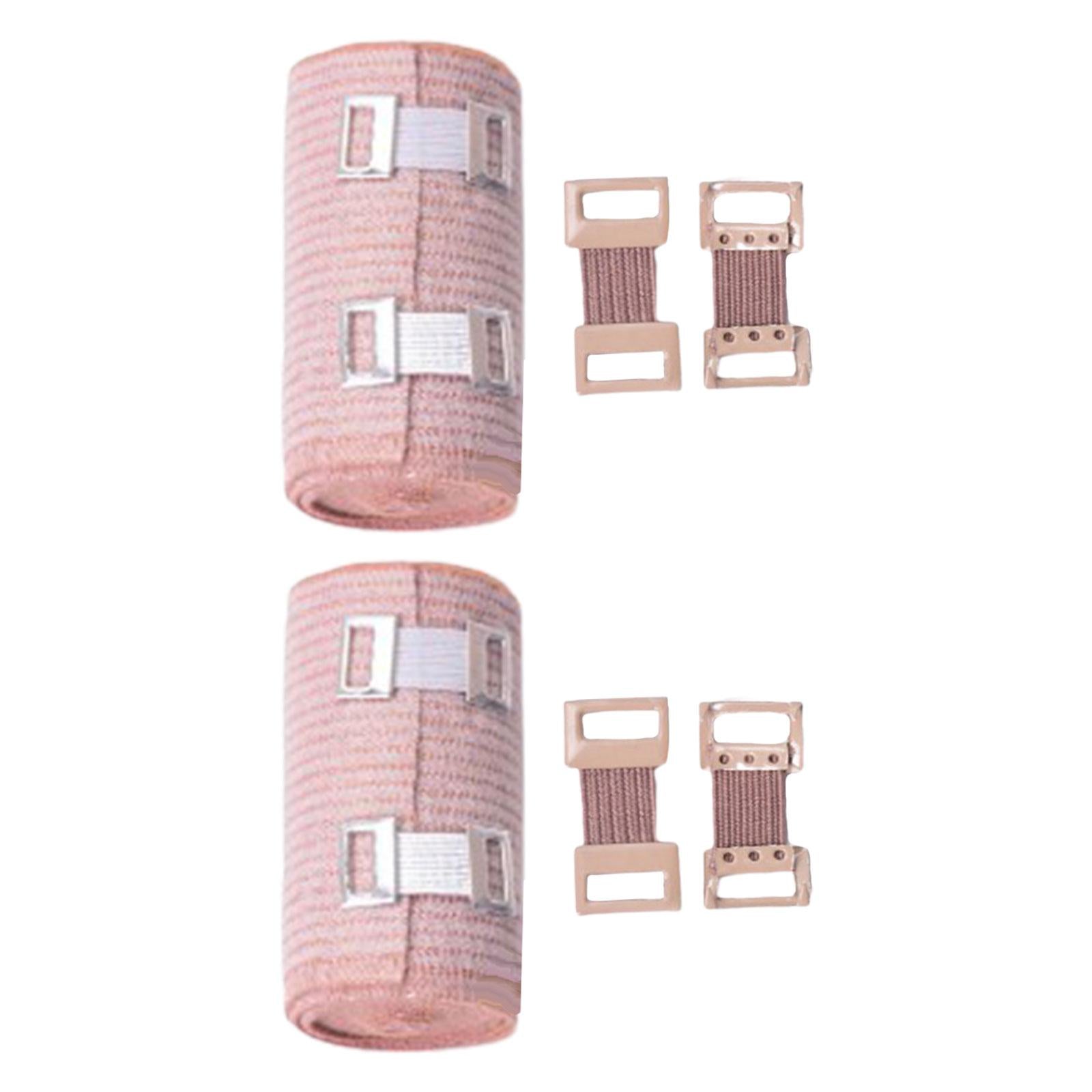 2 Pcs Breathable Elastic Compression Wrap with Closure