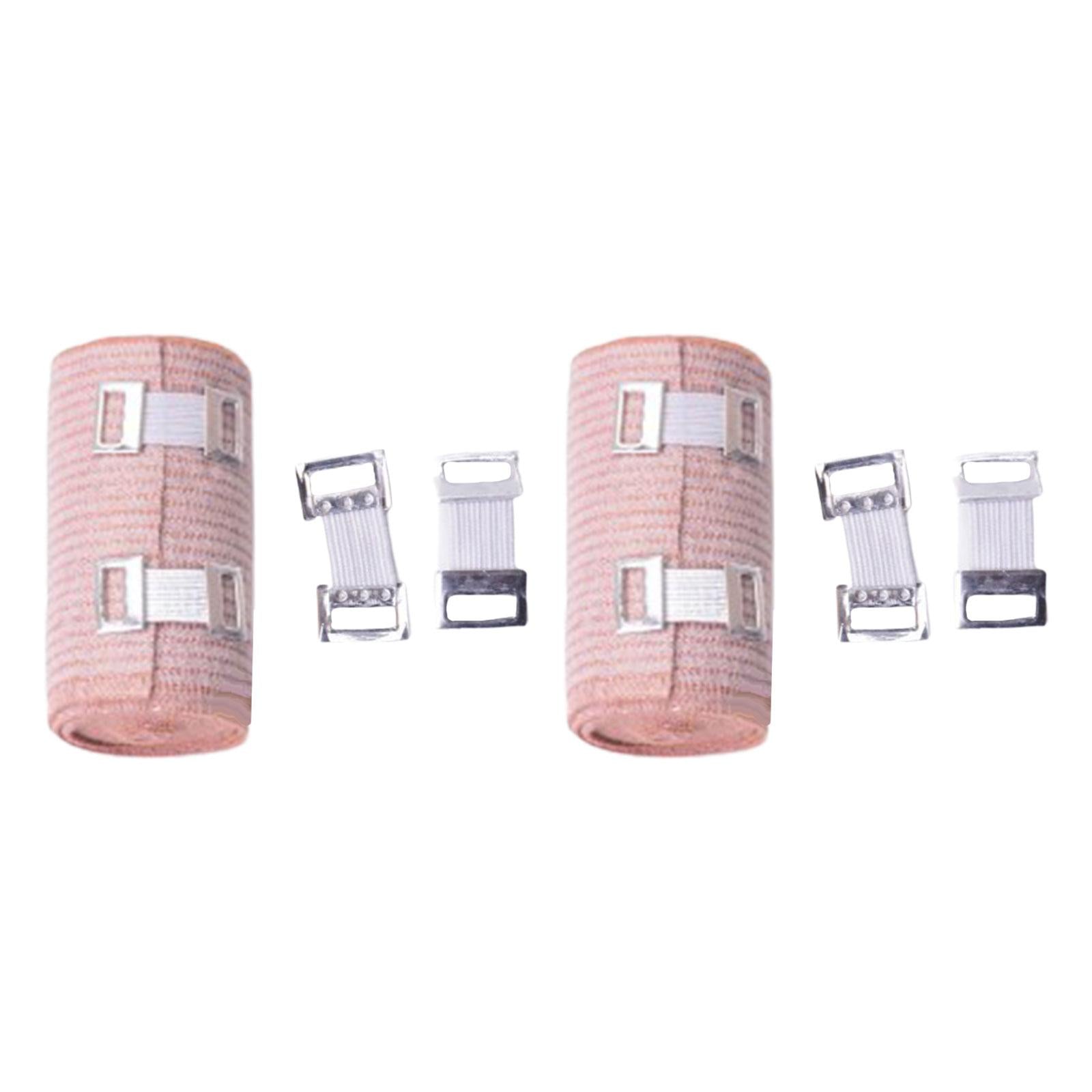 2 Pcs Breathable Elastic Compression Wrap with Closure