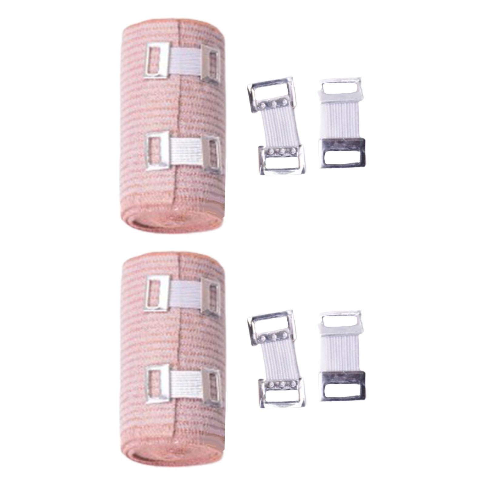 2 Pcs Breathable Elastic Compression Wrap with Closure