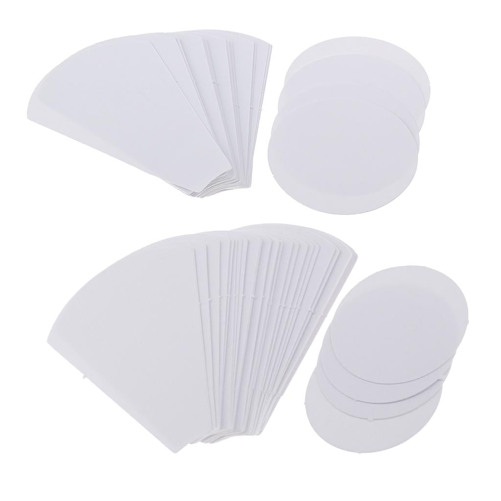 80 Pieces Flower Shape Paper Quilting Templates for Sewing Craft 39mm/56mm