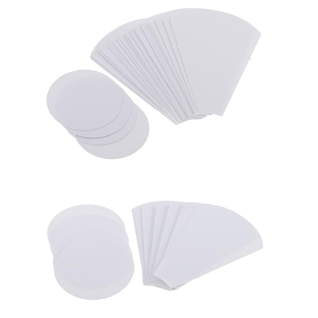 80 Pieces Flower Shape Paper Quilting Templates for Sewing Craft 39mm/56mm