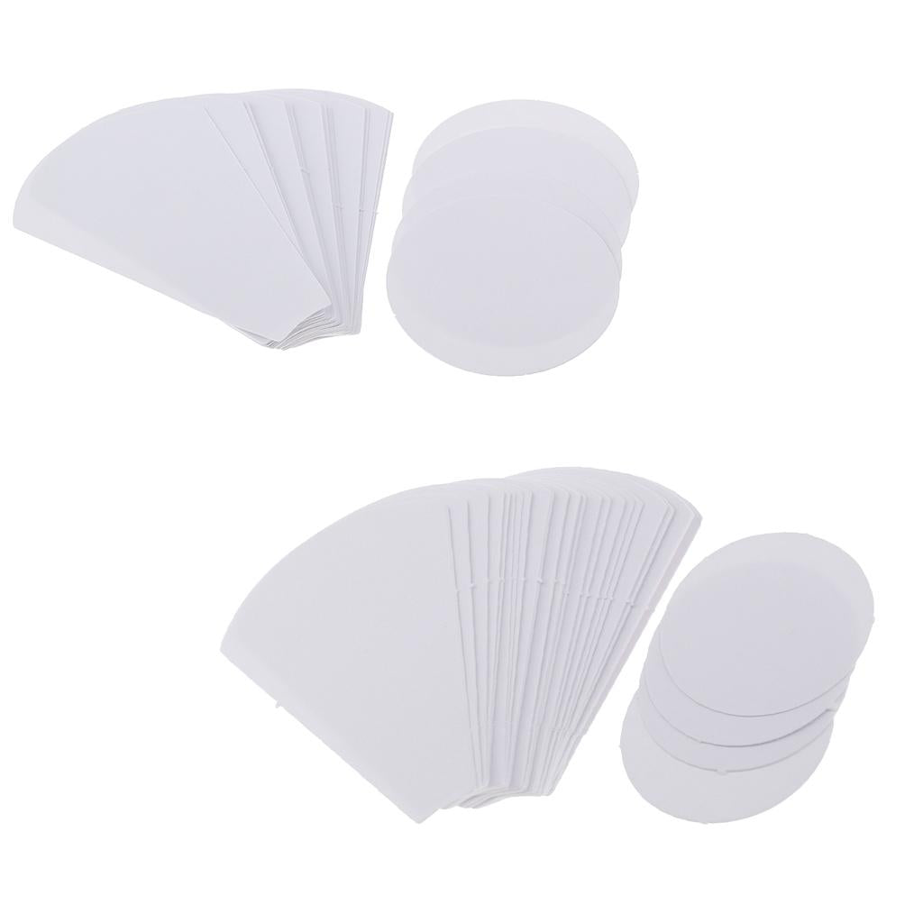80 Pieces Flower Shape Paper Quilting Templates for Sewing Craft 39mm/56mm