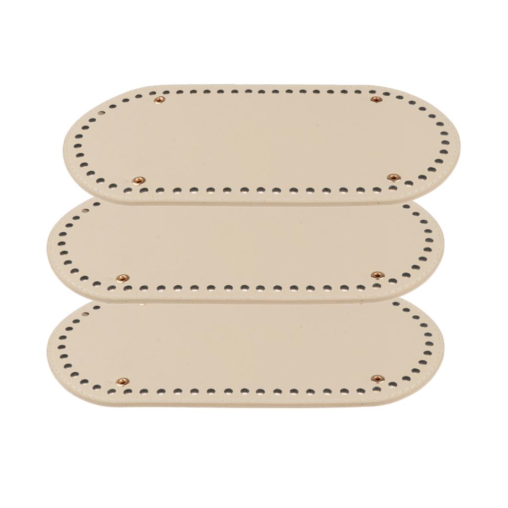 3pcs 60 Holes Nail Bag Bottom Shaper Bag Cushion Pad for Handmade DIY Bags