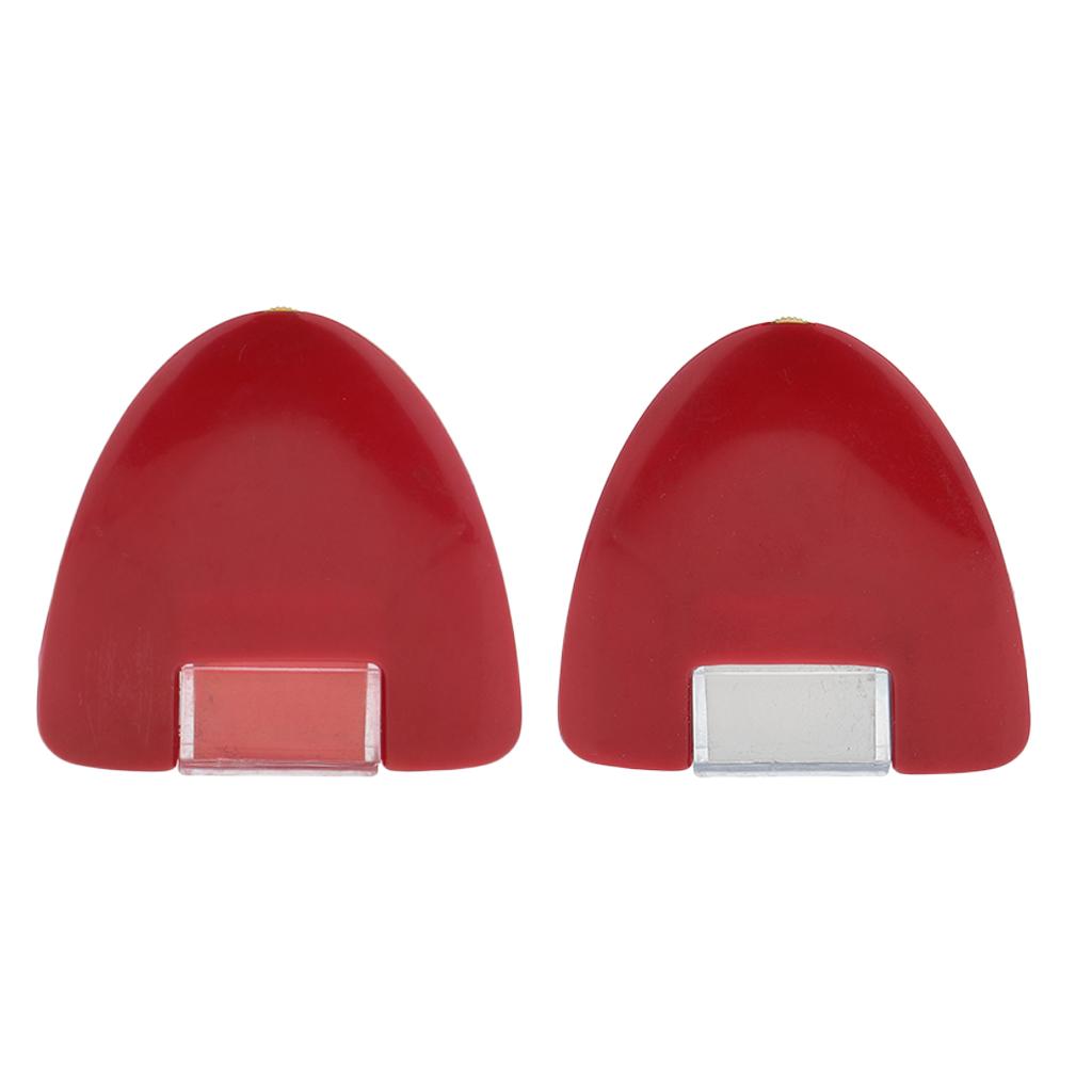 2 Pieces Tailors Dressmakers Red Marking Chalk with Plastic Gear for Sewing