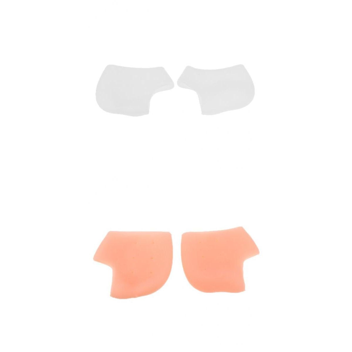 2 Pairs of Silicone Moisturising Gel Heel Cracked Foot Care Protectors Socks