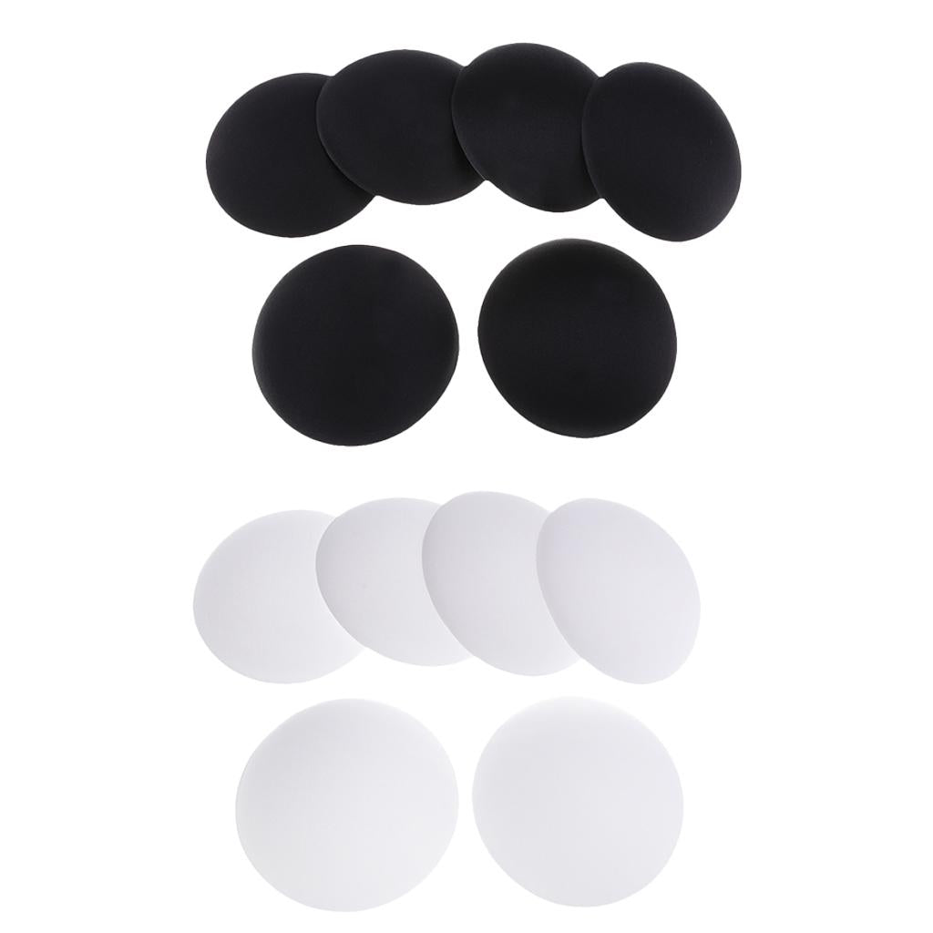 6 Pairs Push Up Bra Pads Inserts Sponge Breast Enhancer Swimwear Black White