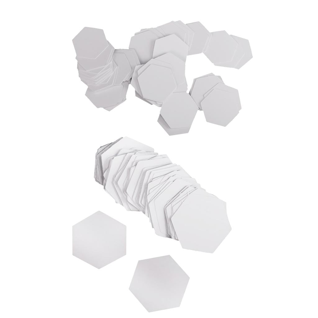200 Pieces Hexagon English PAPER PIECING Quilting Templates Craft 8mm 10mm
