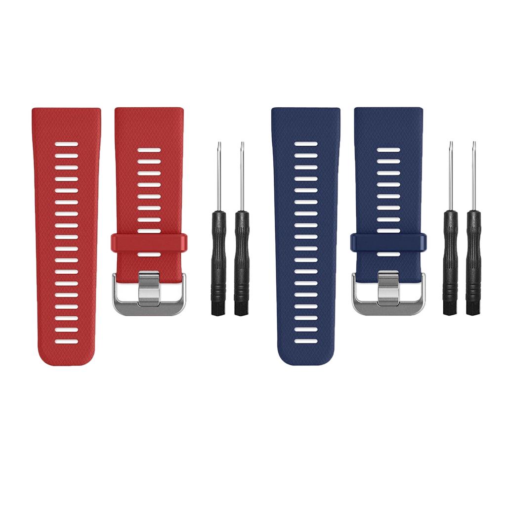 2 Pieces Replacement Wrist Bands Strap with Tools for Garmin Watch