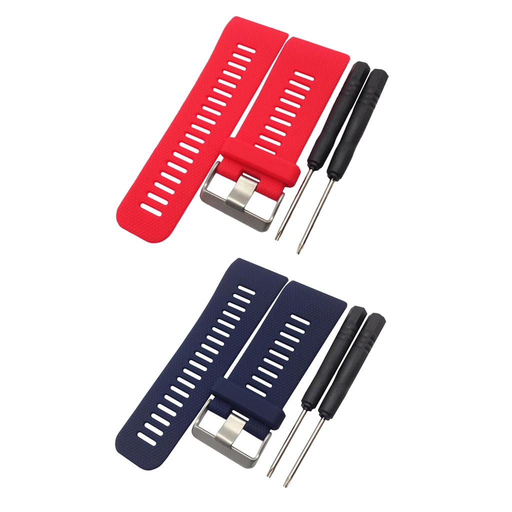 2 Pieces Replacement Wrist Bands Strap with Tools for Garmin Watch