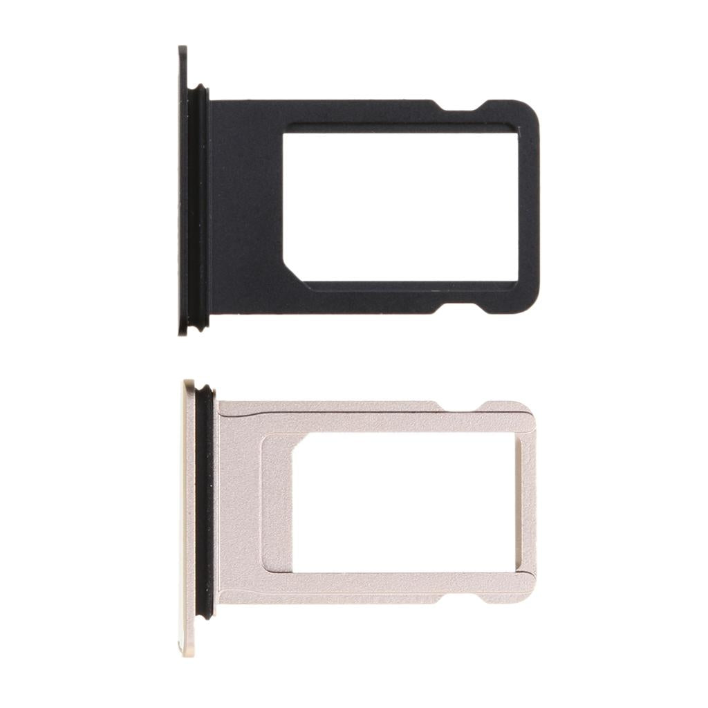 2 Pieces Nano Sim Card Holder Tray Slot Replacement Part For iPhone 7