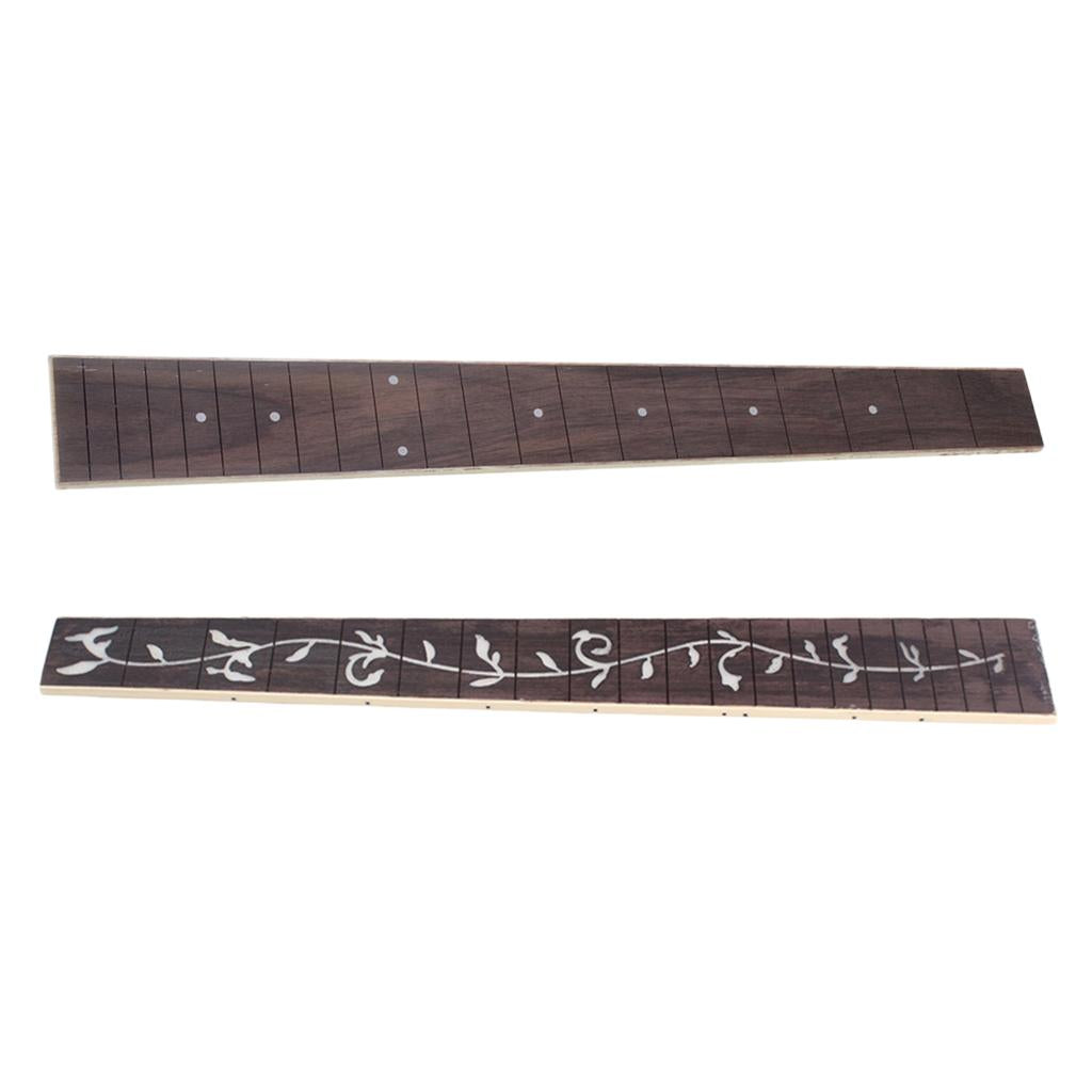 2 Piece Acoustic Folk Guitar Rosewood Fretboard Fingerboard for 41'' Guitar