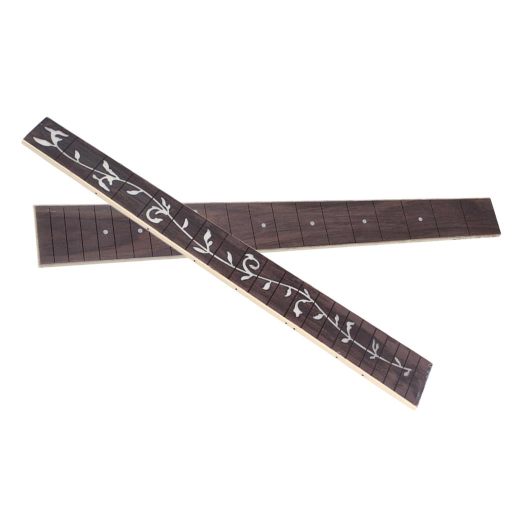 2 Piece Acoustic Folk Guitar Rosewood Fretboard Fingerboard for 41'' Guitar