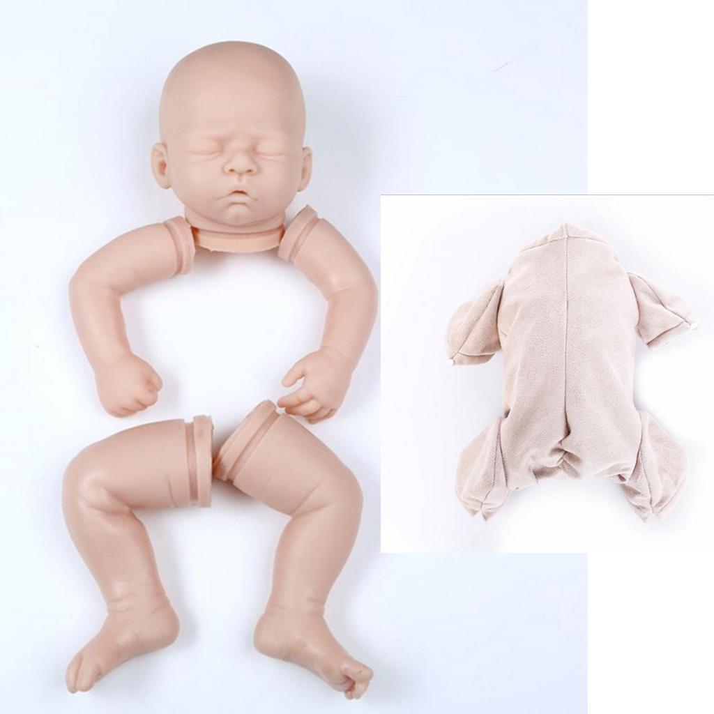 20inch Unpainted Reborn Full Limb Mold & Cloth Body Baby Supplies DIY Decor