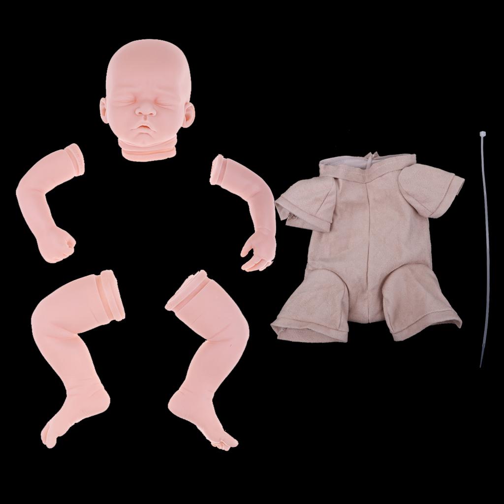 20inch Unpainted Reborn Full Limb Mold & Cloth Body Baby Supplies DIY Decor