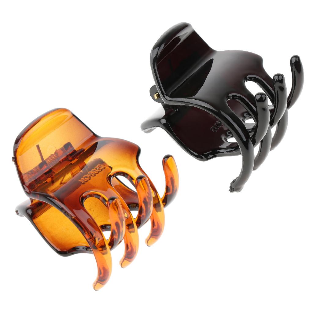 2pcs Ladies Hair Claw Grip Women Hair Jaw Folding Hair Clips Accessories