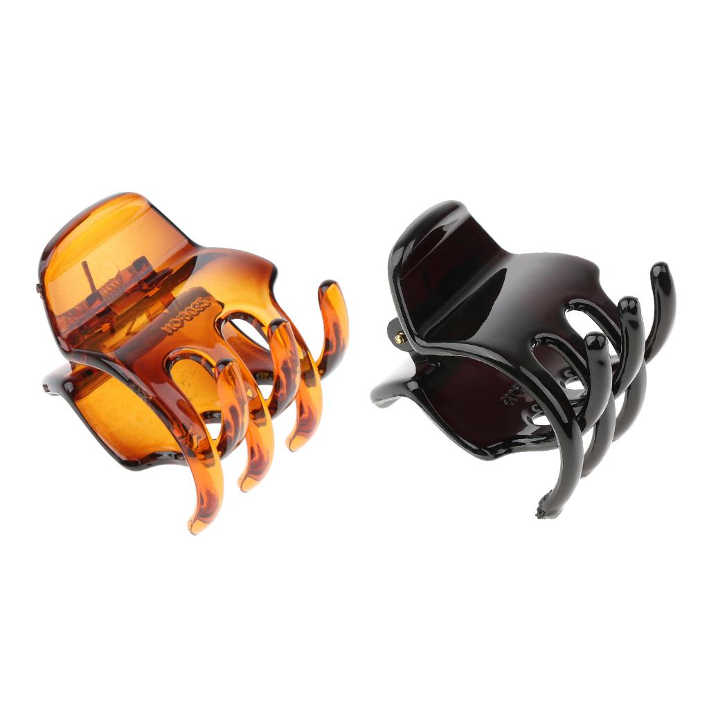 2pcs Ladies Hair Claw Grip Women Hair Jaw Folding Hair Clips Accessories
