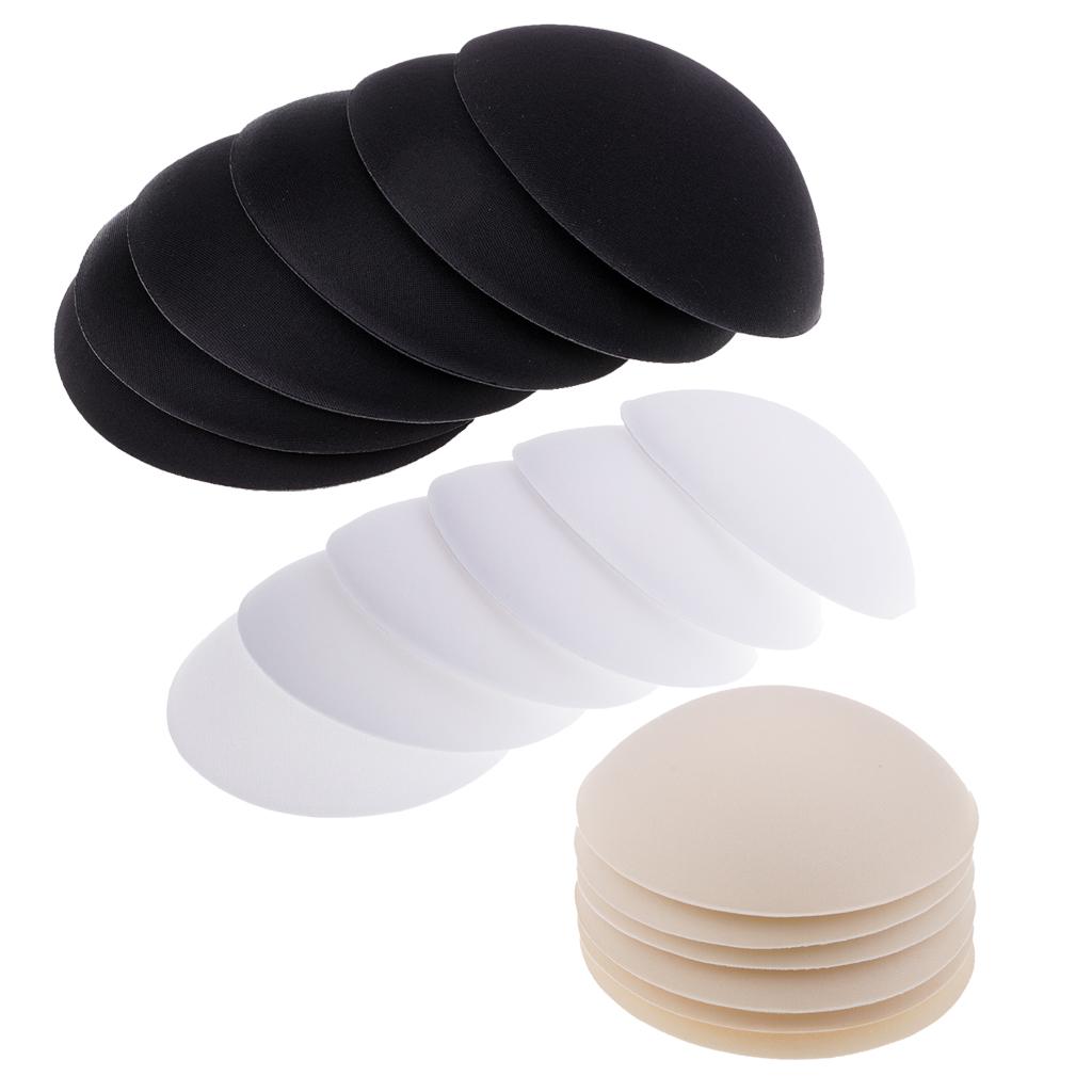 9 Pairs Push Up Bra Pads Inserts Sponge Breast Enhancers Swimwear Assorted