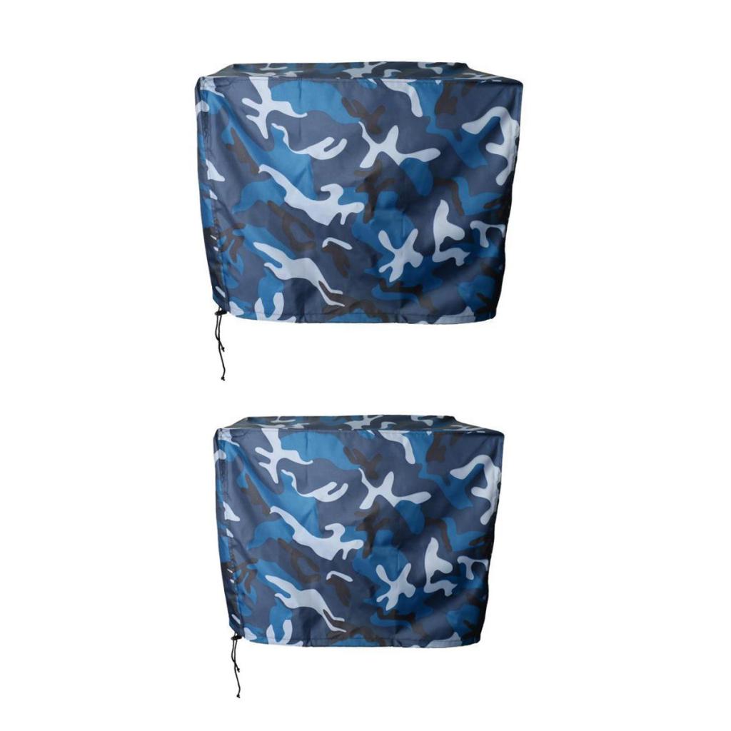 2x Waterproof Boat Outboard Motor Protector Cover for 2-5 HP 2-15 HP Engines