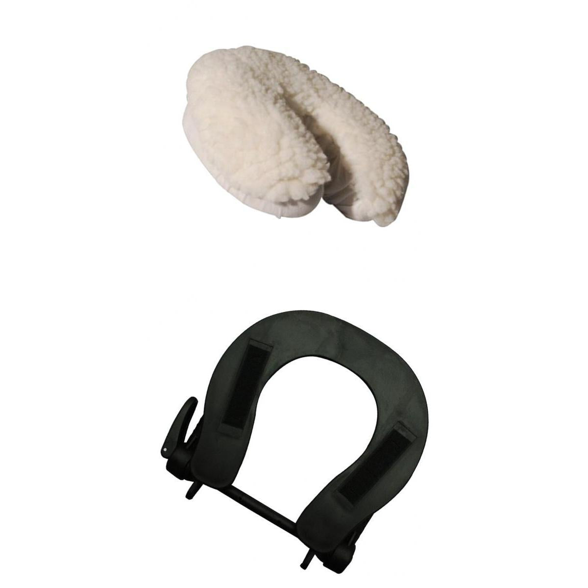 ABS Universal Adjustable Face Cradle with Fleece Cover For Massage Table Bed